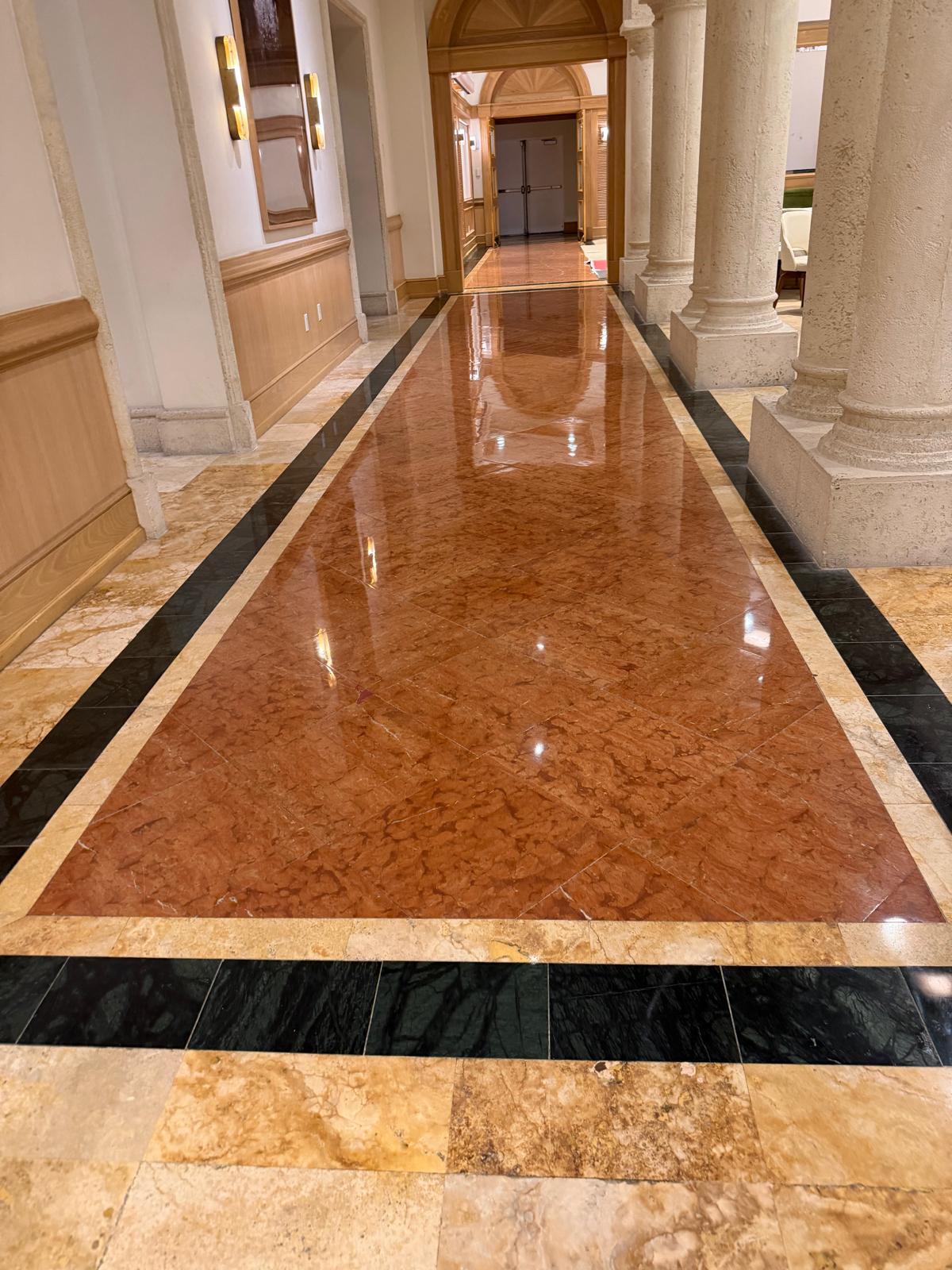 Marble & stone restoration project 10 in Florida — finished by Marble Restoration Services Corp.